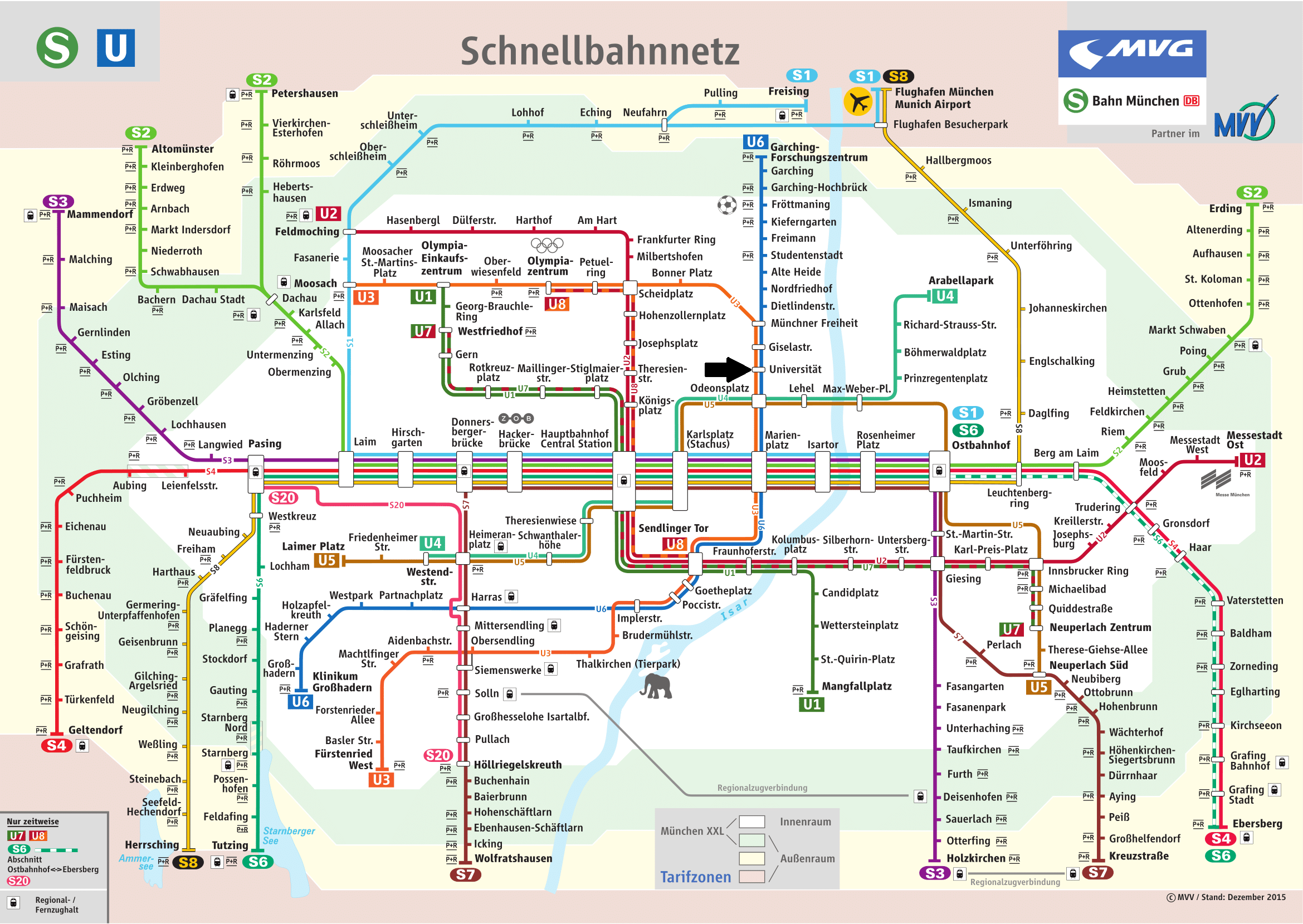 Schnellbahnnetz